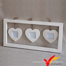 Moldura engraçada Heart-Shaped em madeira francesa da foto